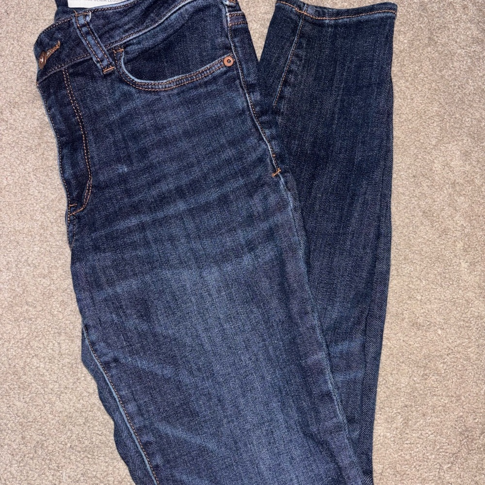Pilcro and the Letterpress Indigo High-Rise Denim Leggings